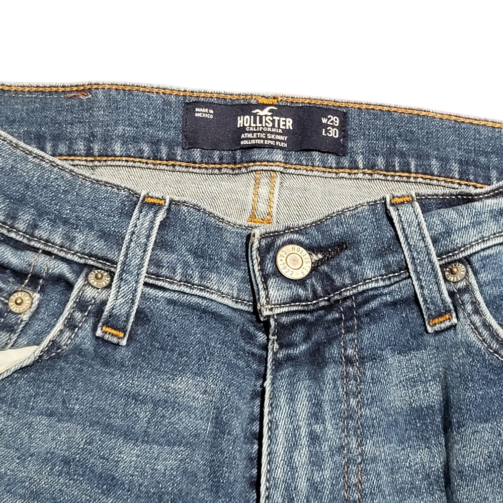 Hollister Blue Womans Denim Jeans - Picture 3 of 5